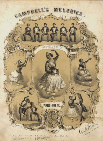 1847 Campbell Minstrels Sheet Music