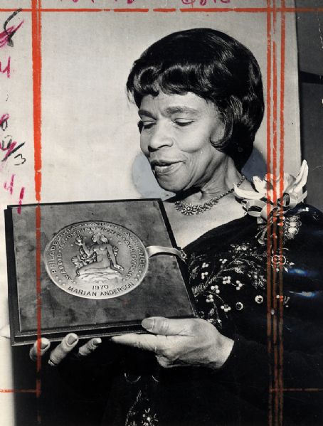 Four Marian Anderson Glossy News Photos