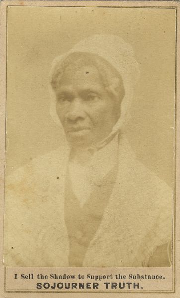 Abolitionist And Escaped Slave Sojourner Truth CDV