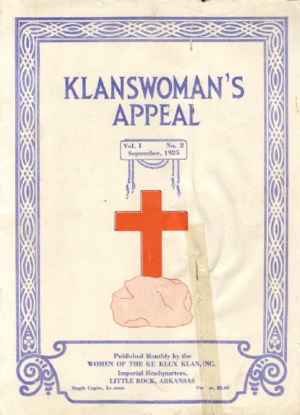 1920s Ladies' Klan Magazine