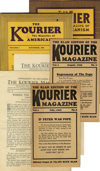 Late 1920s KKK Magazines and Supplements