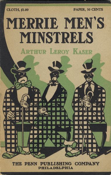 Great Depression Era Minstrel Book