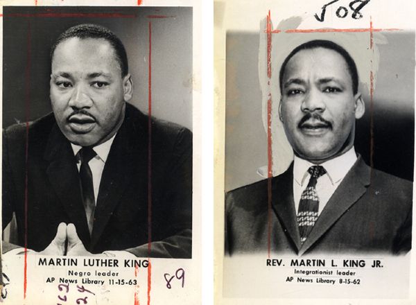 Two Published MLK Glossy Prints