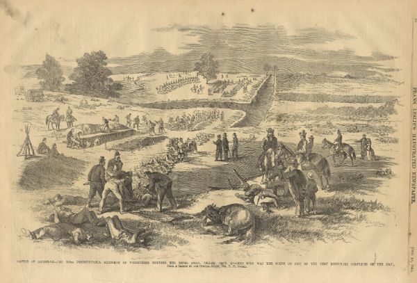 The Antietam Battle in Frank Leslie’s