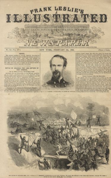 The Battle in Arkansas & Important Lincoln Cartoon