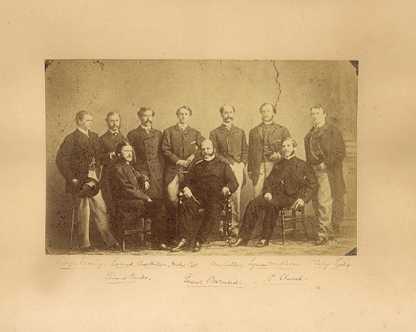 General Ambrose Everett Burnside and His Staff