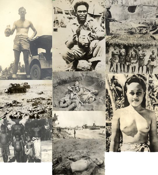 Collection of 100+ WWII Pacific Theater Snapshots