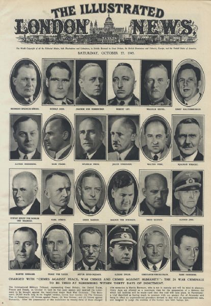 They Key Nazi Leaders Go To Trial - Nuremberg