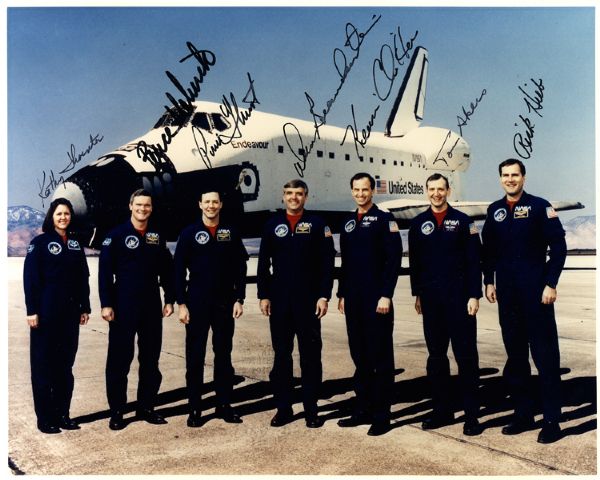 Space Shuttle Endeavor Crew Signed Photo