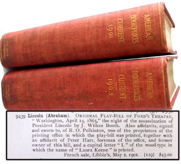 A Pair of Autograph Reference Books - 1900