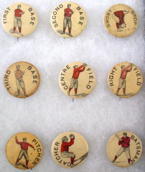 Collection of Early Baseball Pinbacks