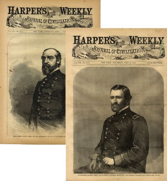 The Turning Point of the War Is Shown in These Two Issues - Vicksburg and Gettysburg