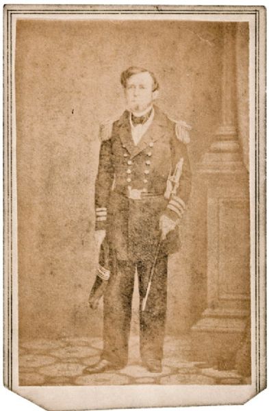 Union Civil War Admiral Andrew Hull Foote CDV by Brady