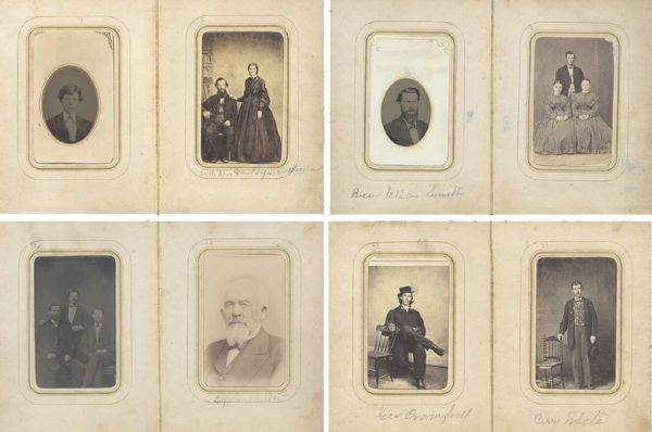 Ohio CDV Album with Booth and Lincoln Portraits