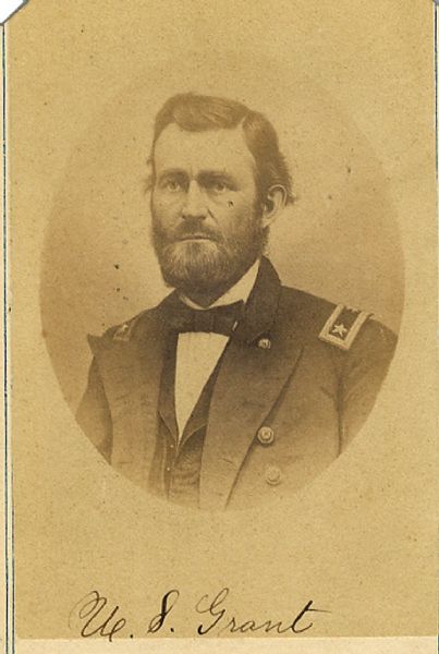 CDV of Ulysses S. Grant during the Civil War