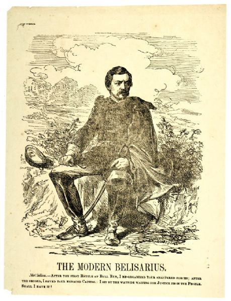 George B. McClellan 1864 Presidential Campaign Broadside