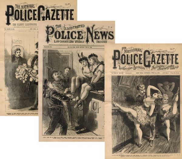 Those Bawdy, Busty Babes on the Covers Increased the National Police Gazette Circulation