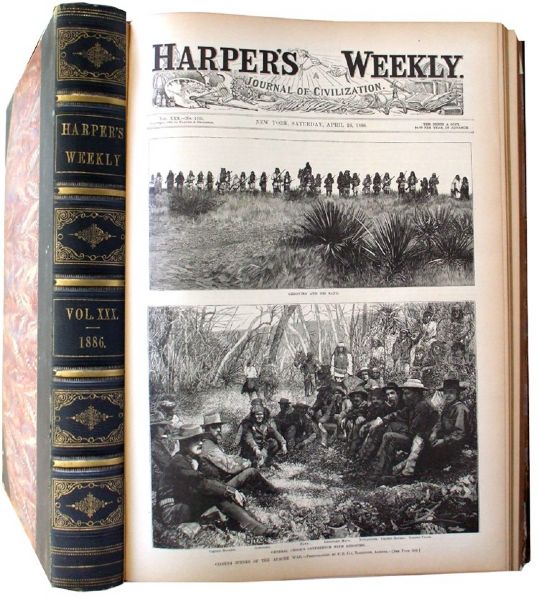 Geronimo, Baseball, Santa Clause, Buffalo Soldiers - All Well Represented in This Bound Volume