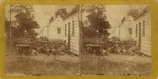 Rare South Carolina Slave Stereoview