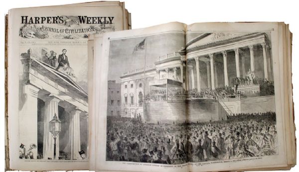 1861 Bound Volume of Harper’s Weekly