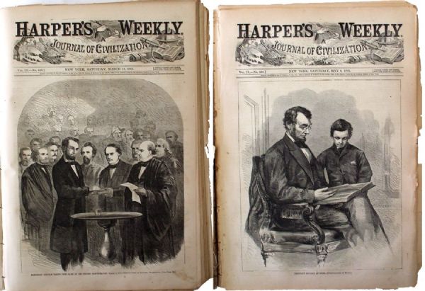 1865 Bound Volume of Harper’s Weekly