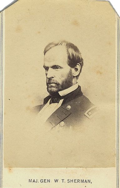 CDV of Union General Sherman