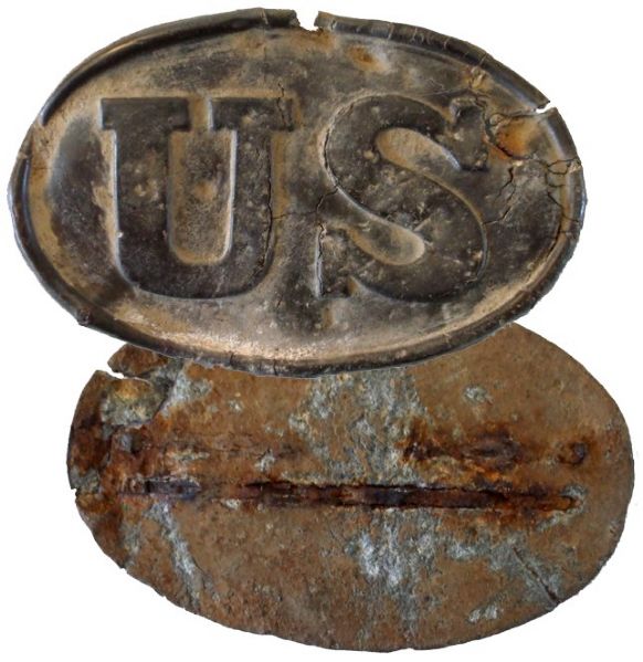 Federal US Oval Cartridge Box Plate
