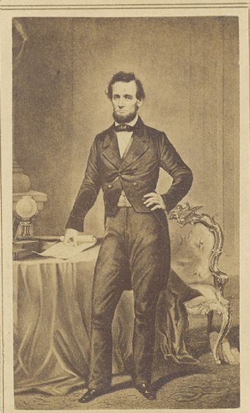 CDV of President Abraham Lincoln