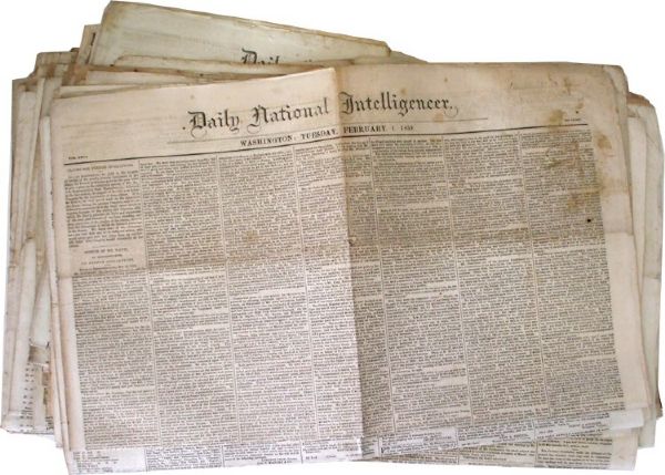 A Nice Archive of 1859 Newspapers