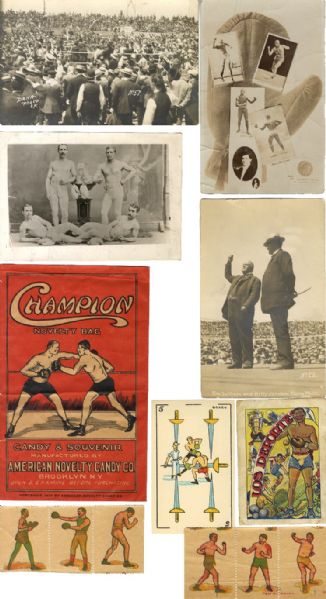 Varied Group of Boxing Collectibles