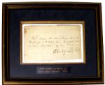 Letter written to Henry Lee from James Monroe