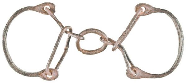 Pair of Hand-Forged Iron Slave Wrist Shackles