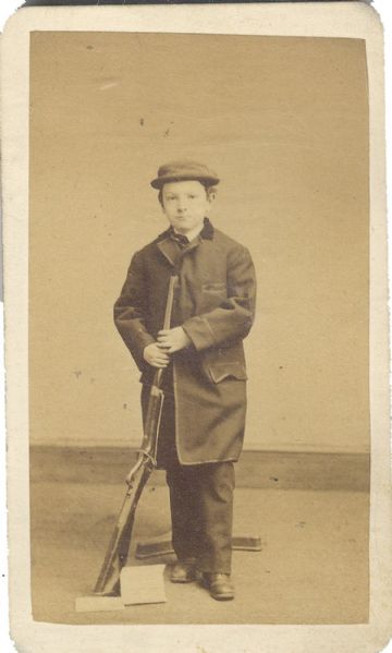 CDV of John Brown’s Rifle “taken from the hands of John Brown at Harper’s Ferry”