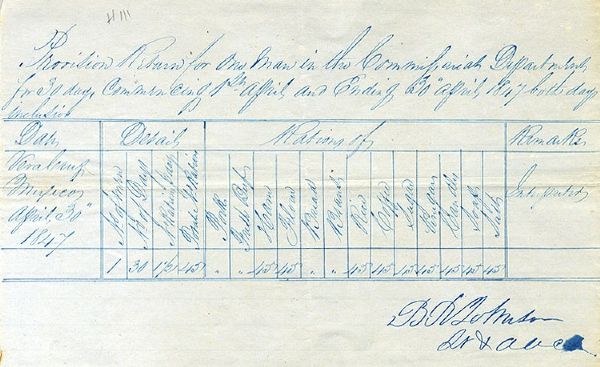 Vera Cruz Mexican War Signed Document by Confederate General Bushrod Johnson
