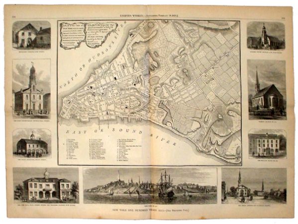 1775 John Montresor Map of New York City