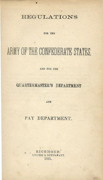 Rare General Sterling Price Signed Confederate Manual