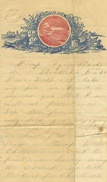 Grant Prepares To Invade Kentucky in January 1862 & Rare Battle of Charleston, Missouri Letter