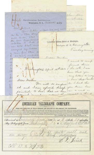 Famed Smithsonian Institute Curator/Secretary Letter From The Hale Archive