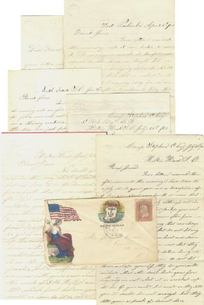3rd Rhode Island Heavy Artilleryman's Civil War Letter Group