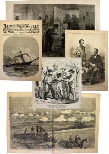 Harper’s Weekly Illustrates and Reports the War in These TEN 1864 Issues