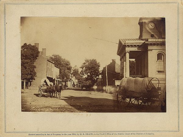 War-date Albumen Photograph By Matthew Brady of Occupied Virginia