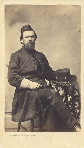 CDV of the Chaplian of the 3rd Massachusetts Infantry