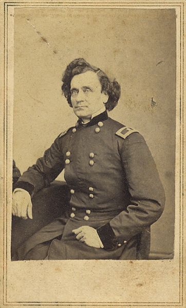 War-Date CDV of Union General Thomas W. Sherman-Leg Amputated at Port Hudson.