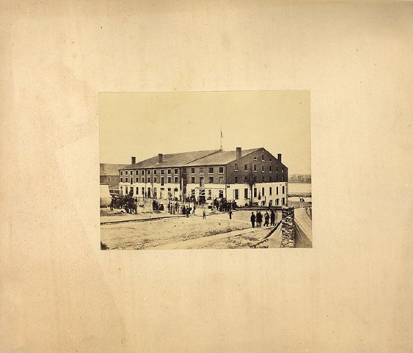 1865 Albumen Photograph of Libby Prison