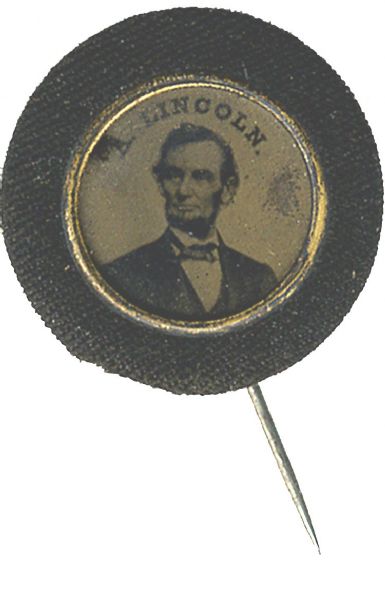 Abraham Lincoln Mourning Button
