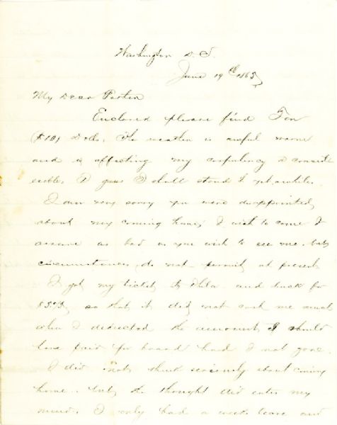 June 1865 Letter Laments the Tragedy of Ford's Theatre