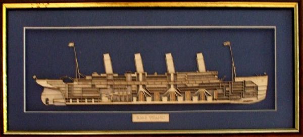 Titanic Cutaway Model