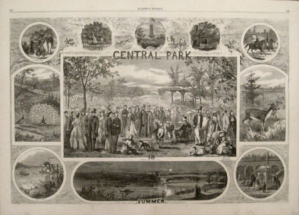 Manhattan’s Central Park - 150 Years Ago