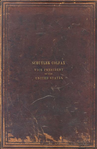 Vice President Schuyler Colfax's Leather Document Portfolio