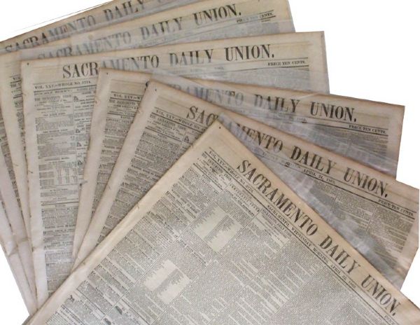 The Sacramento Union was a daily newspaper founded in 1851 in Sacramento, California. It was the oldest daily newspaper west of the Mississippi River before it closed its doors after 143 years in...